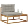 Canapé d'extérieur extrémité Naturel 115 x 83 x 73 cm 534878534878