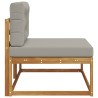 Canapé d'extérieur extrémité Naturel 115 x 83 x 73 cm 534878534878