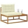 Canapé d'extérieur extrémité Naturel 115 x 83 x 73 cm 534880534880