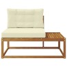 Canapé d'extérieur extrémité Naturel 115 x 83 x 73 cm 534880534880