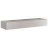Jardinière rouillé 280x80x40 cm acier inoxydable 534886534886