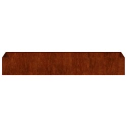 Jardinière rouillé 280x80x40 cm acier inoxydable 534886534886