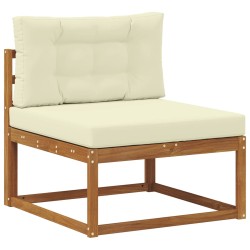 Sofa de milieu extérieur Bois d'Acacia Massif Naturel 534897534897