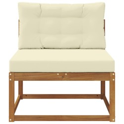 Sofa de milieu extérieur Bois d'Acacia Massif Naturel 534897534897