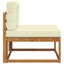 Sofa de milieu extérieur Bois d'Acacia Massif Naturel 534897534897