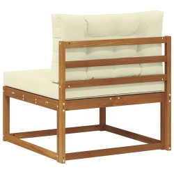 Sofa de milieu extérieur Bois d'Acacia Massif Naturel 534897534897
