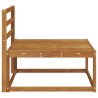 Sofa de milieu extérieur Bois d'Acacia Massif Naturel 534899534899
