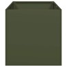 Jardinière vert olive 40x80x40 cm acier laminé à froid 534909534909