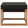Pouf d'Extérieur Bois d'acacia massif et tissu Textilène 534911534911
