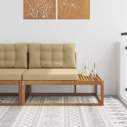 Canapé d'extérieur extrémité Naturel 115 x 83 x 73 cm 534912534912