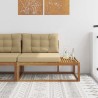 Canapé d'extérieur extrémité Naturel 115 x 83 x 73 cm 534912534912