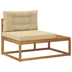 Canapé d'extérieur extrémité Naturel 115 x 83 x 73 cm 534912534912