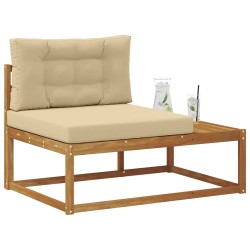 Canapé d'extérieur extrémité Naturel 115 x 83 x 73 cm 534912534912