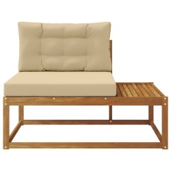 Canapé d'extérieur extrémité Naturel 115 x 83 x 73 cm 534912534912