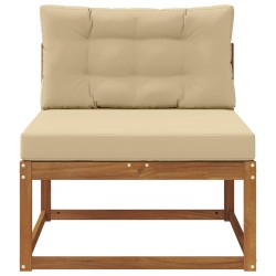 Sofa de milieu extérieur Bois d'Acacia Massif Naturel 534918534918