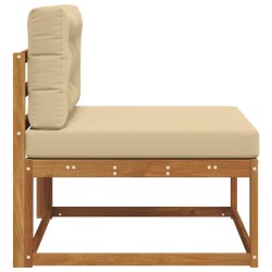 Sofa de milieu extérieur Bois d'Acacia Massif Naturel 534918534918