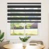 Store zèbre noir 130x150 cm largeur du tissu 125,9 cm polyester 534932534932