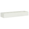 Jardinière blanc 280x80x40 cm acier 534945534945