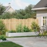 Jardinière blanc 280x80x40 cm acier 534945534945