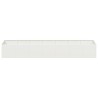 Jardinière blanc 280x80x40 cm acier 534945534945