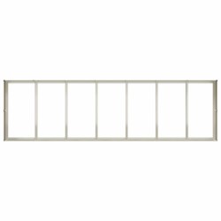 Jardinière blanc 280x80x40 cm acier 534945534945