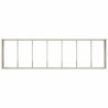 Jardinière blanc 280x80x40 cm acier 534945534945