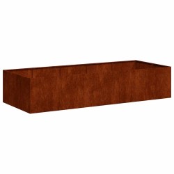 Jardinière rouillé 200x80x40 cm acier inoxydable 534958534958