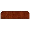 Jardinière rouillé 200x80x40 cm acier inoxydable 534958534958