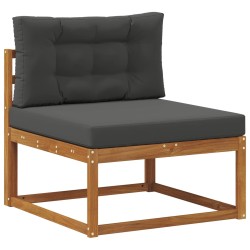 Sofa de milieu extérieur Bois d'Acacia Massif Naturel 534968534968