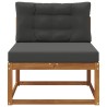 Sofa de milieu extérieur Bois d'Acacia Massif Naturel 534968534968