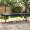 Housse de Table Uni Noir 242 x 102 x 15 cm tissu 534972534972