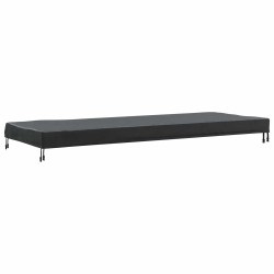 Housse de Table Uni Noir 242 x 102 x 15 cm tissu 534972534972