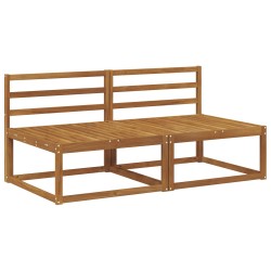 2 Pièce Sofa de milieu extérieur Bois d'Acacia Massif Naturel 534974534974