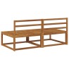 2 Pièce Sofa de milieu extérieur Bois d'Acacia Massif Naturel 534974534974