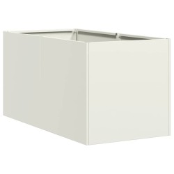 Jardinière blanc 40x80x40 cm acier laminé à froid 534977534977
