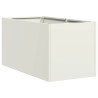 Jardinière blanc 40x80x40 cm acier laminé à froid 534977534977