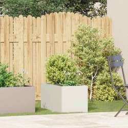 Jardinière blanc 40x80x40 cm acier laminé à froid 534977534977