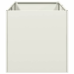 Jardinière blanc 40x80x40 cm acier laminé à froid 534977534977
