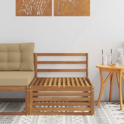 Sofa de milieu extérieur Bois d'Acacia Massif Naturel 534981534981