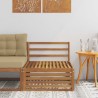 Sofa de milieu extérieur Bois d'Acacia Massif Naturel 534981534981