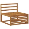 Sofa de milieu extérieur Bois d'Acacia Massif Naturel 534981534981