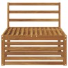 Sofa de milieu extérieur Bois d'Acacia Massif Naturel 534981534981