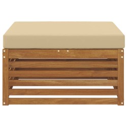 Pouf d'Extérieur Bois d'Acacia Massif Naturel 534983534983