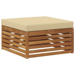 Pouf d'Extérieur Bois d'Acacia Massif Naturel 534983534983