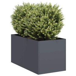 Jardinière anthracite 40x80x40 cm acier laminé à froid 534993534993