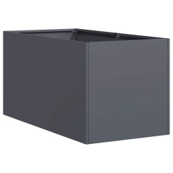 Jardinière anthracite 40x80x40 cm acier laminé à froid 534993534993