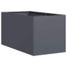 Jardinière anthracite 40x80x40 cm acier laminé à froid 534993534993