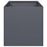 Jardinière anthracite 40x80x40 cm acier laminé à froid 534993534993