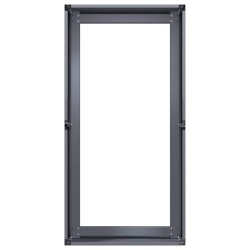 Jardinière anthracite 40x80x40 cm acier laminé à froid 534993534993
