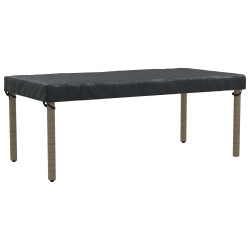 Housse de Table Uni Noir 202 x 92 x 15 cm tissu 535001535001
